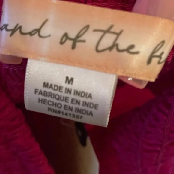 - HOT PINK BAND OF THE FREE MINI CORSET TOP STRAPLESS DRESS WITH POCKETS MEDIUM - Picture 16 of 16